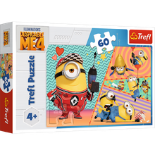 Trefl, Despicable Me 4, Wesołe Minionki, puzzle, 60 elementów