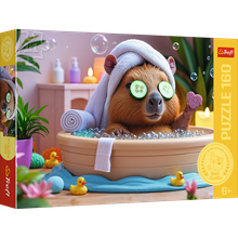 Trefl, Kapibara w SPA, puzzle, 160 elementów