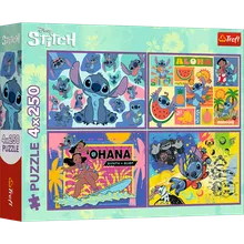 Trefl, Lilo i Stitch, Niezwykły Stitch, puzzle, 4-250 elementów