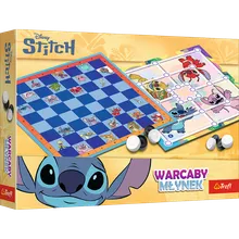 Trefl, Lilo i Stitch, Warcaby i Młynek, gry familijne