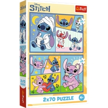 Trefl, Lilo i Stitch, Ze Stitchem nie ma nudy, puzzle, 2-70 elementów