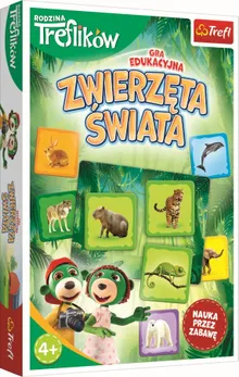 Trefl, Rodzina Treflików, Zwierzęta świata, gra edukacyjna