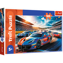 Trefl, Szybka wyścigówka, puzzle, 100 elementów