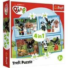 Trefl, Wesoły Bing, puzzle 4w1