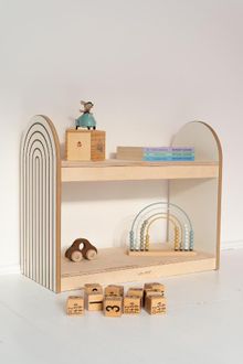 tupti.wood, Mini Kiddy, regał montessori