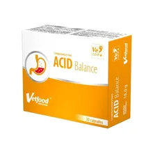 Vetfood, Acid Balance, suplement na układ pokarmowy dla psa i kota, 30 szt.
