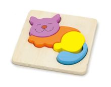 Viga Toys, Pierwsze puzzle maluszka, kot