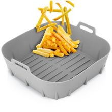 Vilde, wkład do frytkownicy Air fryer, silikonowy szary, 22 cm