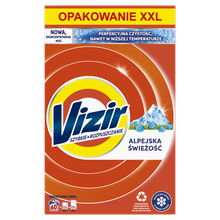 Vizir, Alpine Fresh, proszek do prania, 60 prań