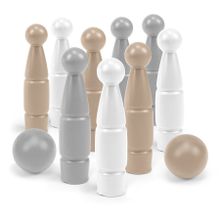 Wader, Biszkoptowa Chmurka, zestaw do gry w kręgle, 11 elementów