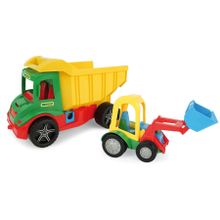 Wader, Multi Truck, wywrotka ze spychaczem buggy, 38 cm