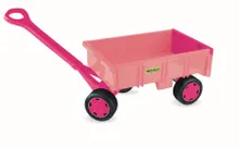 Wader, wózek - przyczepa, różowa