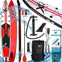 Xqmax, zestaw deska sup, dmuchana, 150 kg, 381 cm