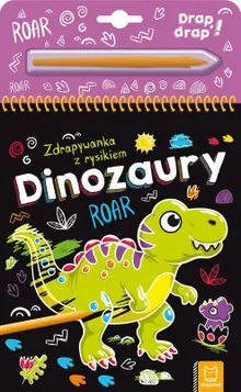 Zdrapywanka z rysikiem. Dinozaury