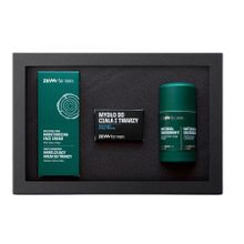 Zew For Men, Zestaw Dla Każdego, nawilżający krem do twarzy, 80 ml + mydło do ciała i twarzy, 85 ml + dezodorant w sztyfcie, 80 ml