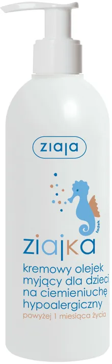 Ziajka, kremowy olejek myjący dla dzieci na ciemieniuchę dla dzieci i niemowląt, 300 ml