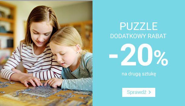 Puzzle -20% na drugą sztukę - Smyk Gazetka promocyjna - W tym tygodniu - oferta 01/02/2023 - 01/03/2023