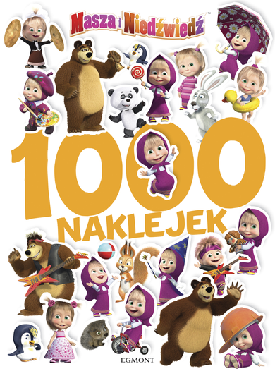 1000 naklejek. Masza i Niedźwiedź