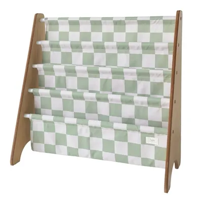 3 Sprouts, Checkerboard, stojak na książki, recycled, green