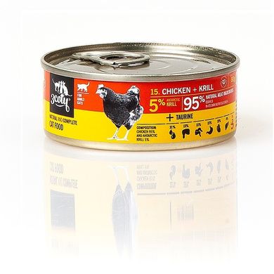 3coty, kurczak z krylem, karma mokra dla dorosłych kotów, 80g
