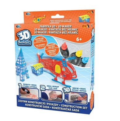 3D Magic, Fabryka 3D, Konstrukcje i pojazdy, zestaw kreatywny do modelowania 3D