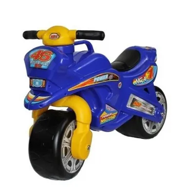 3TOYMS, jeździk biegowy, motorek, niebieski