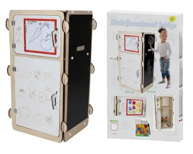 3TOYMS, lodówka, drewniana