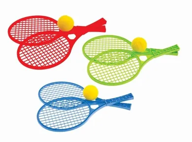 3TOYMS, rakietki do tenisa z miękką piłeczką, 1 szt.