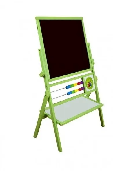 3toysm, tablica obrotowa, 2-rzędowe liczydło, zielona