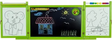 3toysm, tablica wisząca, dwustronna, zielona