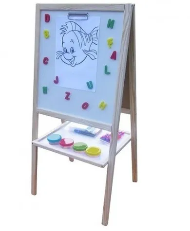 3toysm, tablica z akcesoriami, naturalna