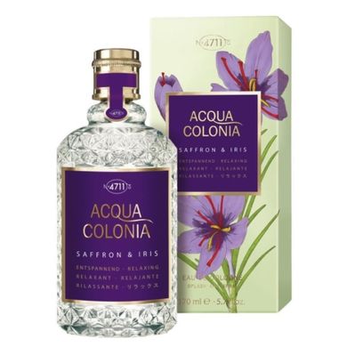 4711, Acqua Colonia Saffron & Iris, woda kolońska, spray, 170 ml