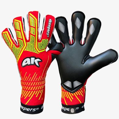 4keepers, rękawice piłkarskie, Neo Elegant Neo Lava RF2G junior, rozmiar 7