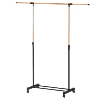 4living, Cascia, mobilny wieszak na ubrania, metalowy, 43-145-160 cm