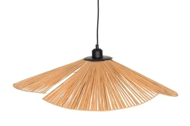 4living, lampa sufitowa z rafii, Leija, ø 68 cm