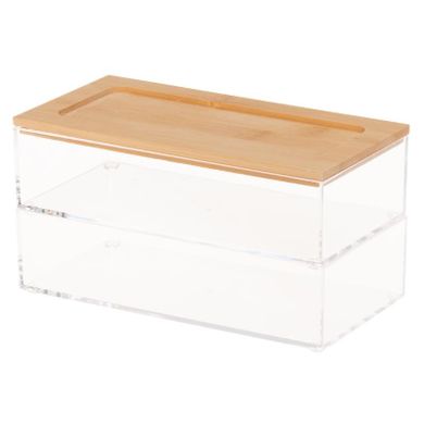 4living, Penny, pojemniki do przechowywania z pokrywką, 2 szt