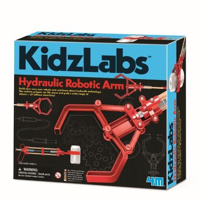 4M, KidzLabs, Hydrauliczne Ramię Robota, zestaw edukacyjny
