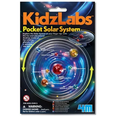 4M, Kidzlabs, Kieszonkowy Układ Solarny, zestaw edukacyjny
