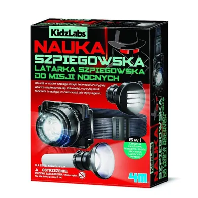 4M, Kidzlabs, latarka szpiegowska do misji nocnych