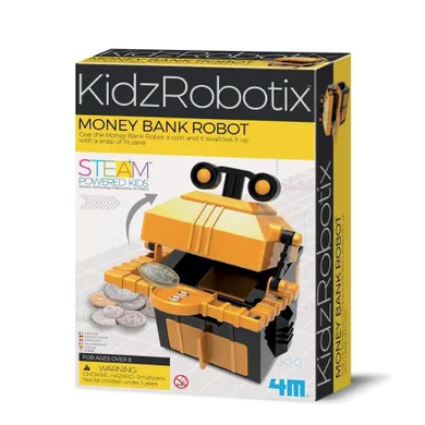 4M, KidzRobotix, Skarbonka Robot, zestaw kreatywny