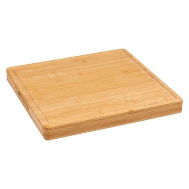 5five Simply Smart, bambusowa deska do krojenia, gruba, kwadratowa, 37-37-3,5 cm