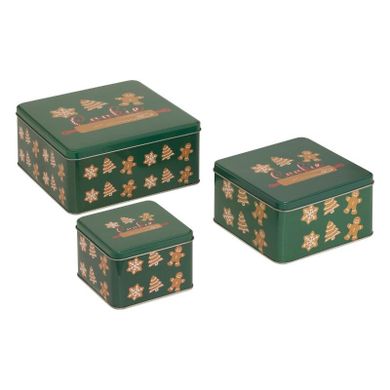 5five Simply Smart, metalowe pojemniki na ciastka, 3 szt.