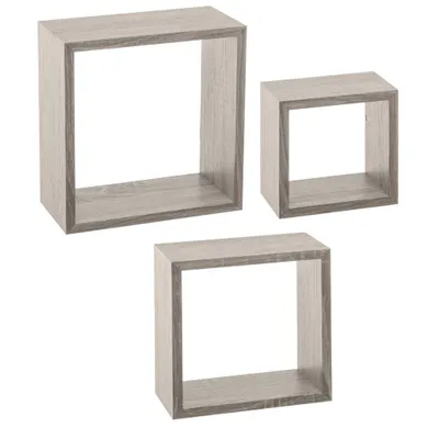 5five Simply Smart, półki dekoracyjne, Cube, rozmiar M, brązowy