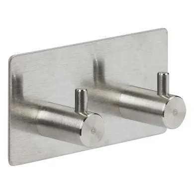 5five simply smart, Stiky, haczyk samoprzylepny + 2 uchwyty, stal nierdzewna, 9-2,8-4,5 cm