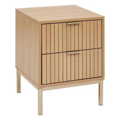 5five Simply Smart, szafka nocna, Tasso, z dwoma szufladami, 40-40-52.5 cm