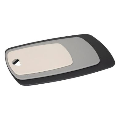 5five simply smart, zestaw plastikowych desek do krojenia, 3 różne kolory i rozmiary