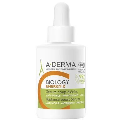 A-Derma, Biology Energy C, serum rozświetlające, 30 ml