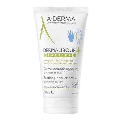 A-Derma, Dermalibour+ Barrier, łagodzący krem izolujący, 50 ml