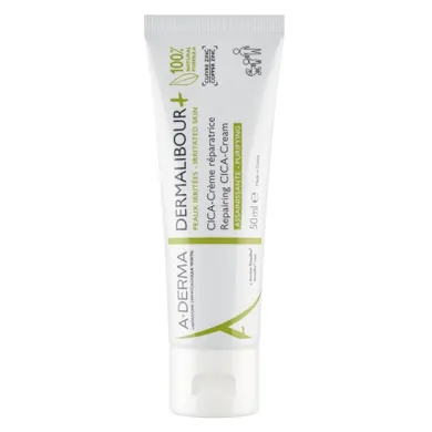 A-Derma, Dermalibour+CICA krem, regenerujący, 50 ml