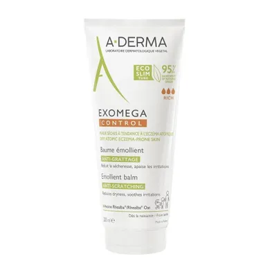 A-Derma, Exomega Control, emolientowy balsam do ciała, 200 ml